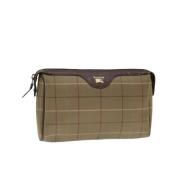 Burberry Vintage Pre-owned Canvas kuvertvskor Brown, Dam