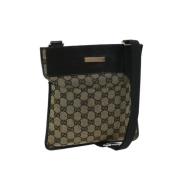 Gucci Vintage Pre-owned Canvas gucci-vskor Beige, Dam