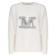 Max Mara Vit Tröja Vicolo Maglia White, Dam