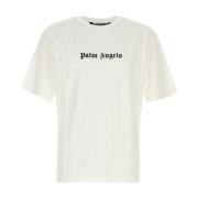 Palm Angels Klassisk Vit Bomull T-shirt White, Herr