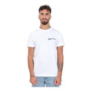 Karl Lagerfeld Vit T-shirt med Logo Print White, Herr