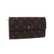 Louis Vuitton Vintage Pre-owned Belagd canvas plnbcker Brown, Dam