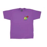 Obey Protest Heavy Weight Tee Dewberry T-Shirt Purple, Herr