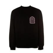 Edwin Rose Sweatshirt Oversized Fit Black, Herr