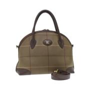 Burberry Vintage Pre-owned Bomull handvskor Brown, Dam