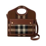 Burberry Vintage Pre-owned Tyg handvskor Brown, Dam