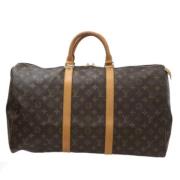 Louis Vuitton Vintage Pre-owned Canvas handvskor Brown, Dam