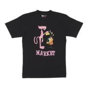 Market Pink Panther Svart Herr T-shirt Black, Herr