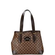 Louis Vuitton Vintage Pre-owned Tyg handvskor Brown, Dam