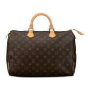 Louis Vuitton Vintage Pre-owned Plast handvskor Brown, Dam