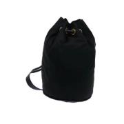 Celine Vintage Pre-owned Nylon celine-vskor Black, Dam