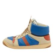 Gucci Vintage Pre-owned Laeder sneakers Multicolor, Herr