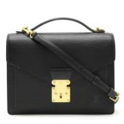 Louis Vuitton Vintage Pre-owned Laeder handvskor Black, Dam