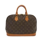 Louis Vuitton Vintage Pre-owned Canvas handvskor Brown, Dam