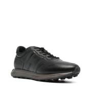 Hogan Lädersneakers med snörning Black, Herr