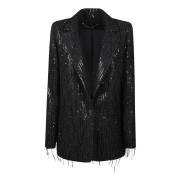 Federica Tosi Elegant Blazer för Kvinnor Black, Dam