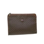 Celine Vintage Pre-owned Clutch Brown, Dam