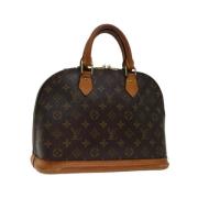 Louis Vuitton Vintage Pre-owned Canvas handvskor Brown, Dam