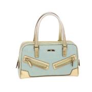 Gucci Vintage Pre-owned Laeder handvskor Blue, Dam