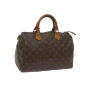 Louis Vuitton Vintage Pre-owned Canvas handvskor Brown, Dam