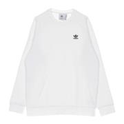 Adidas Essential Trefoil Crewneck Sweatshirt Vit White, Herr