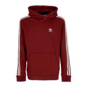 Adidas 3-Stripes Hoodie Shadow Red Red, Herr