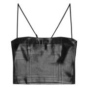 Diesel Skatt Top Black, Dam