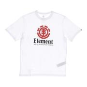 Element Vit Herr Crew Neck T-shirt White, Herr