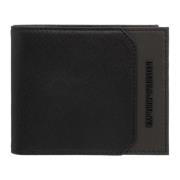 Emporio Armani Minimalist Logo Wallet with Card Slots Black, Herr