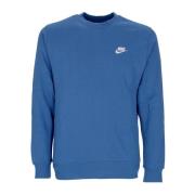 Nike Crewneck Sweatshirt Navy Blue/White Blue, Herr