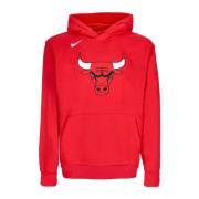 Nike Chicago Bulls Fleece Hoodie Red, Herr