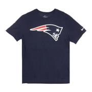 Nike NFL Logo Tee New England Patriots Blue, Herr