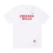 Nike Chicago Bulls Tee Essential White White, Herr