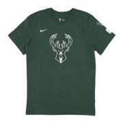 Nike Milwaukee Bucks NBA Tee Green, Herr