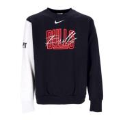 Nike Chicago Bulls Crewneck Sweatshirt Black, Herr