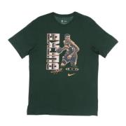 Nike Giannis Antetokounmpo NBA T-shirt Green, Herr