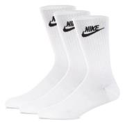 Nike Vardagliga Crewstrumpor Vit/Svart White, Herr