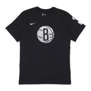 Nike Brooklyn Nets Logo Tee Black, Herr