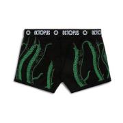 Octopus Grön Outline Boxer Shorts Black, Herr