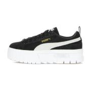 Puma Svart/Vit Mayze Låg Sneaker Black, Dam