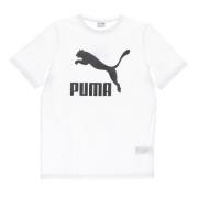 Puma Klassiskt Logoty T-shirt Vit White, Herr