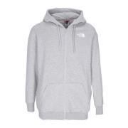 The North Face Ljusgrå Full Zip Hoodie Gray, Dam