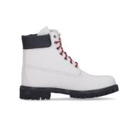 Timberland Premium Bright White High Boot White, Herr