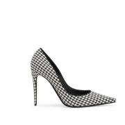 Dolce & Gabbana Stiletto Pumps med Houndstooth Mönster Black, Dam