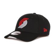 New Era Portland Trail Blazers Böjd Skärmkeps Black, Unisex