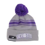 New Era NBA City Night Pom Pom Beanie Gray, Unisex