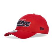 New Era MLB Throwback Böjd Skärmkeps Red, Unisex