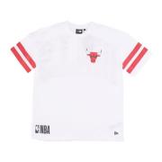 New Era Chicago Bulls Grafisk Tee White, Herr