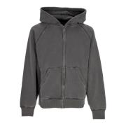 Carhartt Wip Zip Hoodie Jacka Flint Garment Dyed Gray, Herr