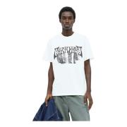 Carhartt Wip Grafiskt Tryck Bomull Jersey T-shirt White, Herr